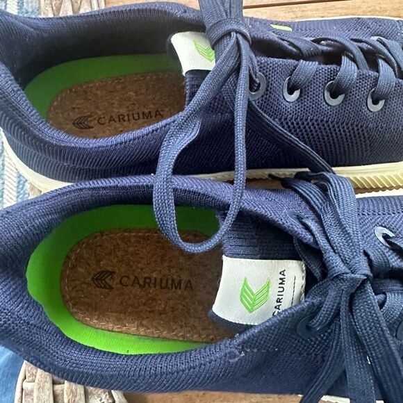 Cariuma Shadow Blue Canvas OCA LOW Sneakers 9M/10.5W - Picture 3 of 8